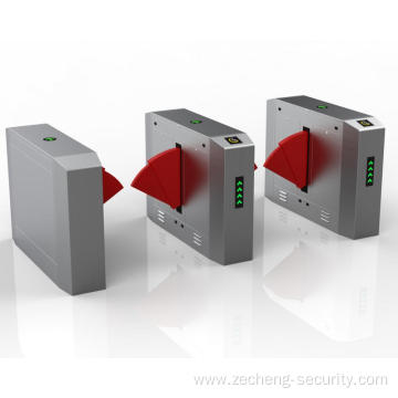 Pedestrian Access Control Flap Barrier Gate